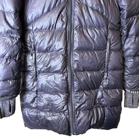 IVIVVA Lululemon Girls Winter Snow Long Down Parka Jacket Size 12 Purple